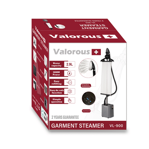 Alternative view of Valorous standing steam iron model VL-900