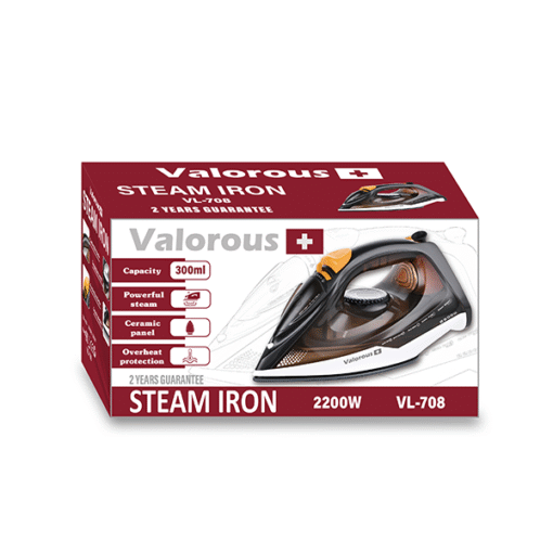 Alternative view of Valorous steam iron model VL-708