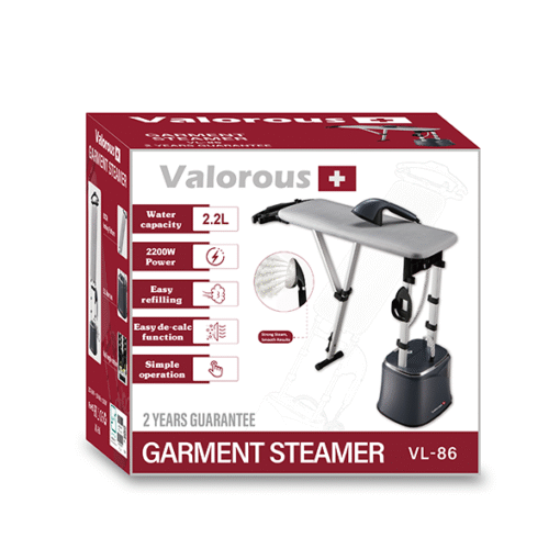 Alternative view of Valorous steam iron model VL-86