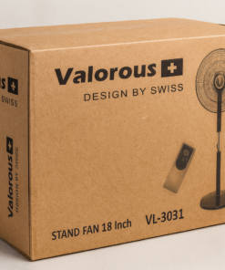 Alternative view of Valorous Stand Fan, Model VL-3031