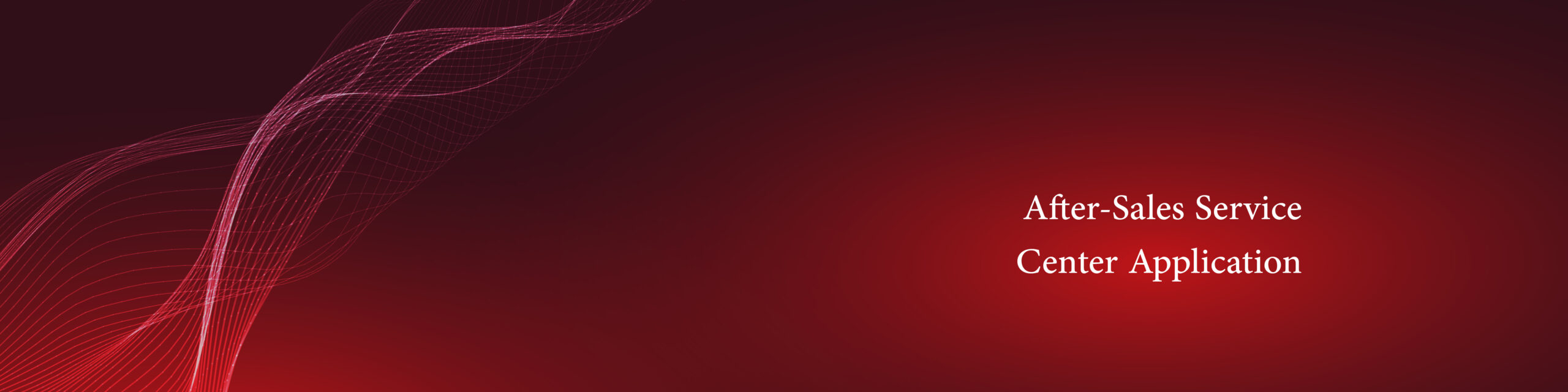 After Sales Service Center Application scaled